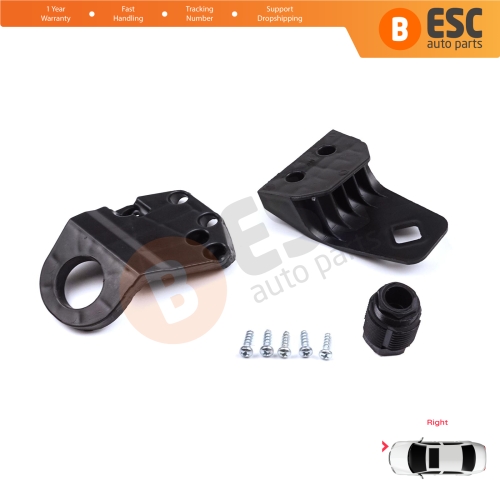 Headlight Holder Mount Repair Bracket Tab Set Right Side for Audi A3 S3 MK3 8V 2012-2020 8V0998122