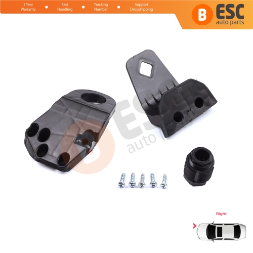 Headlight Holder Mount Repair Bracket Tab Set Right Side for Audi A3 S3 MK3 8V 2012-2020 8V0998122