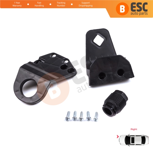 Headlight Holder Mount Repair Bracket Tab Set Right Side for Audi A3 S3 MK3 8V 2012-2020 8V0998122