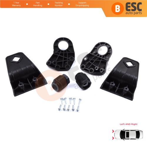 Headlight Holder Mount Repair Bracket Tab Set Left Right Side for Audi A3 S3 MK3 8V 2012-2020 8V0998121 8V0998122