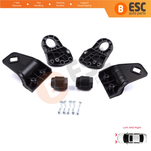 Headlight Holder Mount Repair Bracket Tab Set Left Right Side for Audi A3 S3 MK3 8V 2012-2020 8V0998121 8V0998122