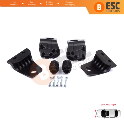 Headlight Holder Mount Repair Bracket Tab Set Left Right Side for Audi A3 S3 MK3 8V 2012-2020 8V0998121 8V0998122