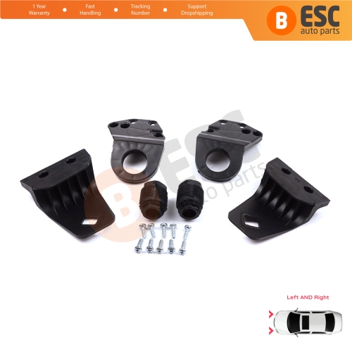 Headlight Holder Mount Repair Bracket Tab Set Left Right Side for Audi A3 S3 MK3 8V 2012-2020 8V0998121 8V0998122