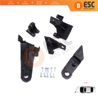 Headlight Holder Mount Repair Bracket Tab Set Left Side for Dacia Renault Duster MK2 HM 2017-2024 260609367R