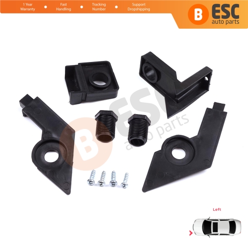 Headlight Holder Mount Repair Bracket Tab Set Left Side for VW Passat B6 3C2 3C5 2005-2011 3C0998225