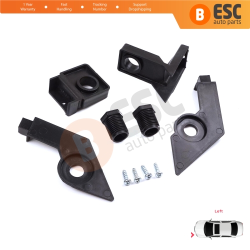 Headlight Holder Mount Repair Bracket Tab Set Left Side for VW Passat B6 3C2 3C5 2005-2011 3C0998225