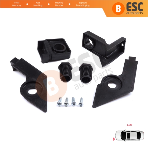 Headlight Holder Mount Repair Bracket Tab Set Left Side for VW Passat B6 3C2 3C5 2005-2011 3C0998225