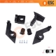 Headlight Holder Mount Repair Bracket Tab Set Left Side for VW Passat B6 3C2 3C5 2005-2011 3C0998225