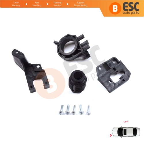 Headlight Holder Mount Repair Bracket Tab Set Left Side for Audi A4 B9 8W 8W5 8WD 8W2 8WC 2016-On 8W0998121