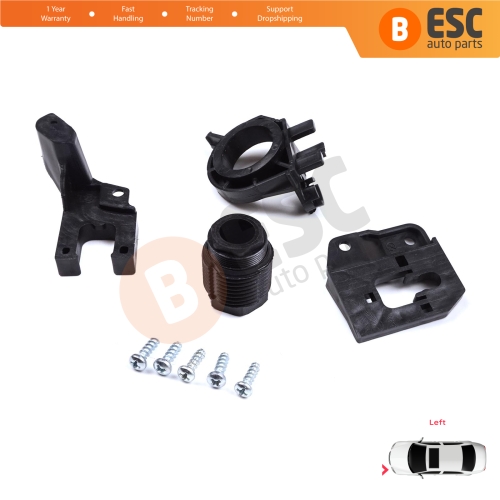 Headlight Holder Mount Repair Bracket Tab Set Left Side for Audi A4 B9 8W 8W5 8WD 8W2 8WC 2016-On 8W0998121