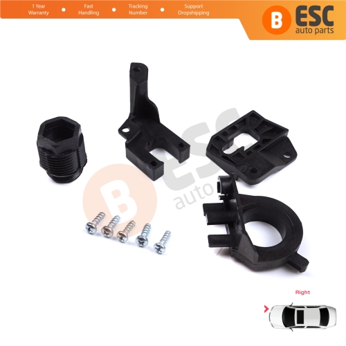 Headlight Holder Mount Repair Bracket Tab Set Right Side for Audi A4 B9 8W 8W5 8WD 8W2 8WC 2016-On 8W0998122