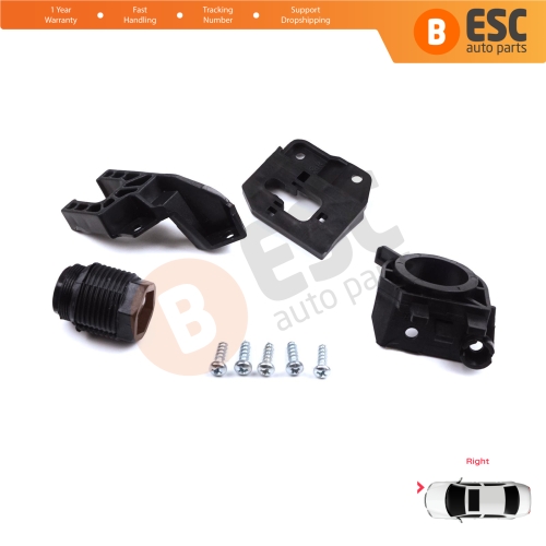 Headlight Holder Mount Repair Bracket Tab Set Right Side for Audi A4 B9 8W 8W5 8WD 8W2 8WC 2016-On 8W0998122