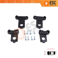 Headlight Holder Mount Repair Bracket Tab Set Left Right Side for VW Polo MK6 AW1 BZ1 AE1 2017-On 4/5 Door 2G0998225 2G0998226