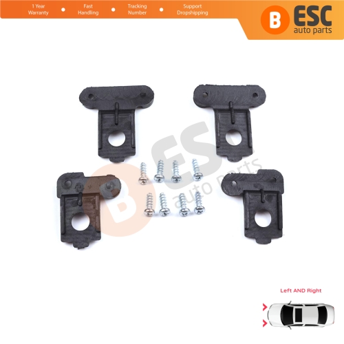 Headlight Holder Mount Repair Bracket Tab Set Left Right Side for VW Polo MK6 AW1 BZ1 AE1 2017-On 4/5 Door 2G0998225 2G0998226