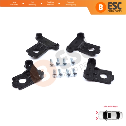 Headlight Holder Mount Repair Bracket Tab Set Left Right Side for VW Polo MK6 AW1 BZ1 AE1 2017-On 4/5 Door 2G0998225 2G0998226