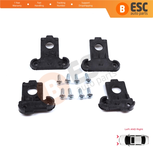 Headlight Holder Mount Repair Bracket Tab Set Left Right Side for VW Polo MK6 AW1 BZ1 AE1 2017-On 4/5 Door 2G0998225 2G0998226