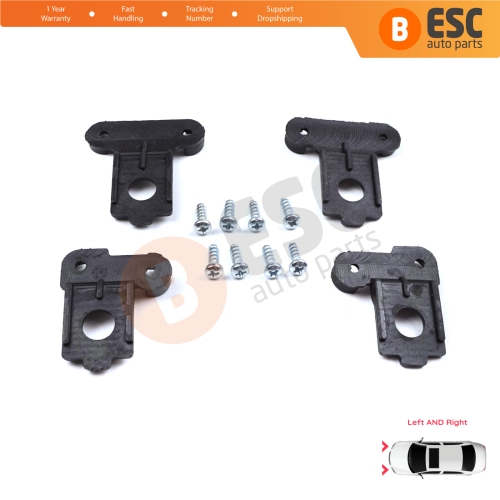 Headlight Holder Mount Repair Bracket Tab Set Left Right Side for VW Polo MK6 AW1 BZ1 AE1 2017-On 4/5 Door 2G0998225 2G0998226