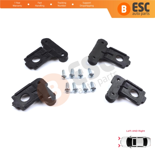 Headlight Holder Mount Repair Bracket Tab Set Left Right Side for VW Polo MK6 AW1 BZ1 AE1 2017-On 4/5 Door 2G0998225 2G0998226