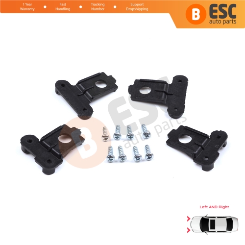 Headlight Holder Mount Repair Bracket Tab Set Left Right Side for VW Polo MK6 AW1 BZ1 AE1 2017-On 4/5 Door 2G0998225 2G0998226