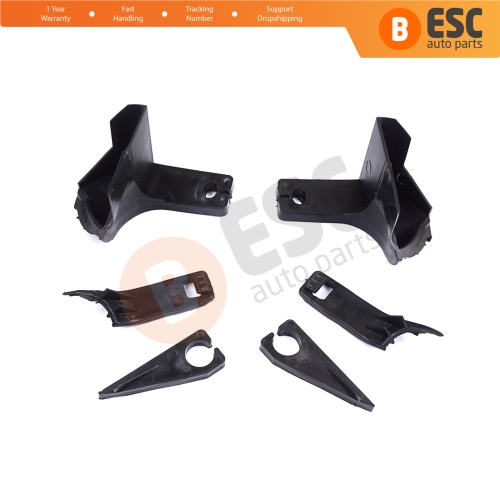 Headlight Holder Mount Repair Bracket Tab Set Right Left Side for Ford Transit Tourneo Custom MK1 V362 2012-2018 BK2113D152BJ BK2113D153BJ