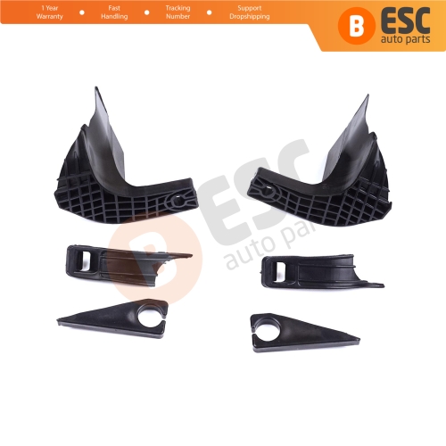 Headlight Holder Mount Repair Bracket Tab Set Right Left Side for Ford Transit Tourneo Custom MK1 V362 2012-2018 BK2113D152BJ BK2113D153BJ