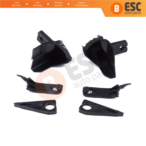 Headlight Holder Mount Repair Bracket Tab Set Right Left Side for Ford Transit Tourneo Custom MK1 V362 2012-2018 BK2113D152BJ BK2113D153BJ