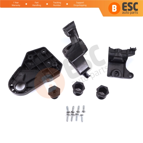 Headlight Holder Mount Repair Bracket Tab Set Left Side for Mercedes E Class W213 X213 W238 C238 A238 2016-2020 A2138202300