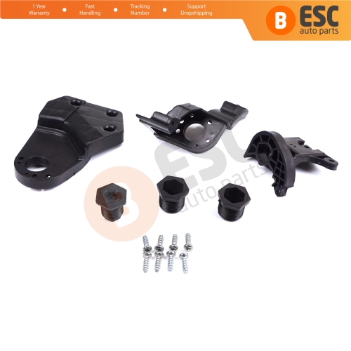 Headlight Holder Mount Repair Bracket Tab Set Left Side for Mercedes E Class W213 X213 W238 C238 A238 2016-2020 A2138202300