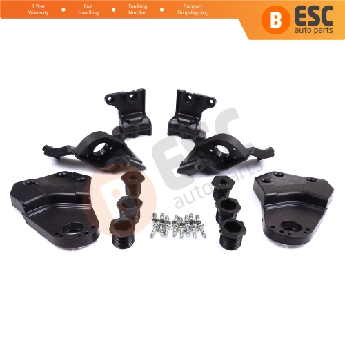 Headlight Holder Mount Repair Bracket Tab Set Left Right Side for Mercedes E Class W213 X213 W238 C238 A238 2016-2020 A2138202300 A2138202200