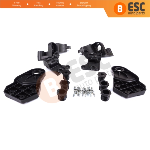 Headlight Holder Mount Repair Bracket Tab Set Left Right Side for Mercedes E Class W213 X213 W238 C238 A238 2016-2020 A2138202300 A2138202200