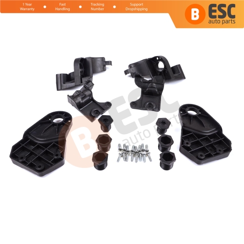 Headlight Holder Mount Repair Bracket Tab Set Left Right Side for Mercedes E Class W213 X213 W238 C238 A238 2016-2020 A2138202300 A2138202200