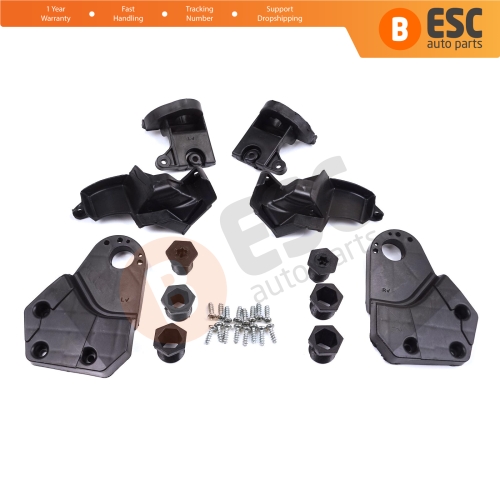 Headlight Holder Mount Repair Bracket Tab Set Left Right Side for Mercedes E Class W213 X213 W238 C238 A238 2016-2020 A2138202300 A2138202200