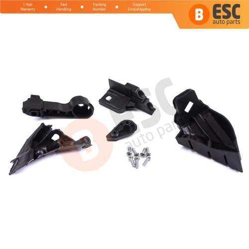 Headlight Holder Mount Repair Bracket Tab Set Left Side for Vauxhall Opel Astra J MK4 P10 2009-2015 4/5 Door GTC 2011-2018 13335737