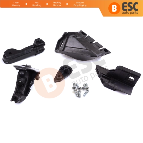 Headlight Holder Mount Repair Bracket Tab Set Left Side for Vauxhall Opel Astra J MK4 P10 2009-2015 4/5 Door GTC 2011-2018 13335737