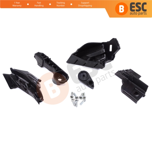 Headlight Holder Mount Repair Bracket Tab Set Right Side for Vauxhall Opel Astra J MK4 P10 2009-2015 4/5 Door GTC 2011-2018 13335737