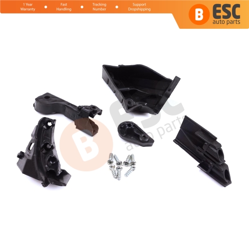 Headlight Holder Mount Repair Bracket Tab Set Right Side for Vauxhall Opel Astra J MK4 P10 2009-2015 4/5 Door GTC 2011-2018 13335737