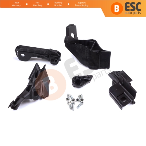 Headlight Holder Mount Repair Bracket Tab Set Right Side for Vauxhall Opel Astra J MK4 P10 2009-2015 4/5 Door GTC 2011-2018 13335737