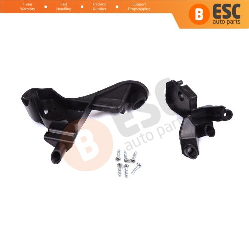 Headlight Holder Mount Repair Bracket Tab Set Left Side for Citroen C4 MK2 B7 NC 2009-2018 DS4 MK1 NX 2010-2015 6212H1