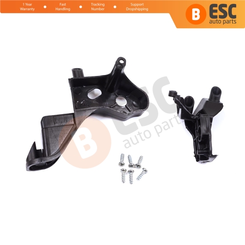 Headlight Holder Mount Repair Bracket Tab Set Left Side for Citroen C4 MK2 B7 NC 2009-2018 DS4 MK1 NX 2010-2015 6212H1