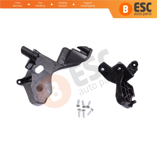 Headlight Holder Mount Repair Bracket Tab Set Left Side for Citroen C4 MK2 B7 NC 2009-2018 DS4 MK1 NX 2010-2015 6212H1