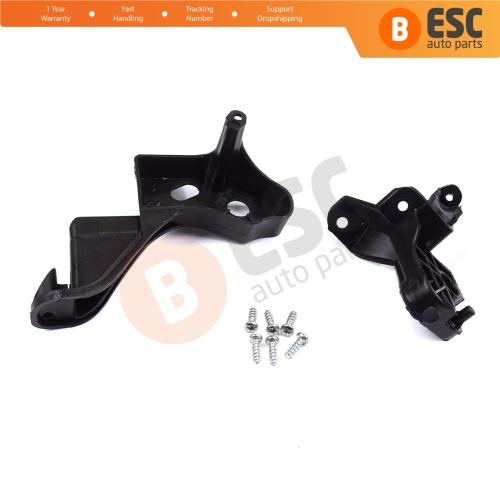 Headlight Holder Mount Repair Bracket Tab Set Left Side for Citroen C4 MK2 B7 NC 2009-2018 DS4 MK1 NX 2010-2015 6212H1