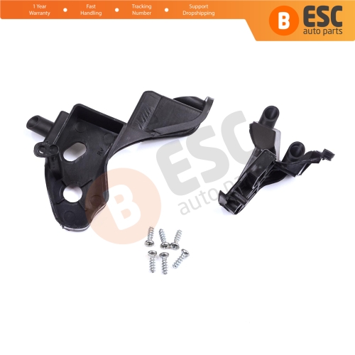 Headlight Holder Mount Repair Bracket Tab Set Right Side for Citroen C4 MK2 B7 NC 2009-2018 DS4 MK1 NX 2010-2015 6212H0