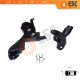 Headlight Holder Mount Repair Bracket Tab Set Right Side for Citroen C4 MK2 B7 NC 2009-2018 DS4 MK1 NX 2010-2015 6212H0