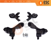 Headlight Holder Mount Repair Bracket Tab Set Left Right Side for Citroen C4 MK2 B7 NC 2009-2018 DS4 MK1 NX 2010-2015 6212H1 6212H0