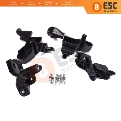 Headlight Holder Mount Repair Bracket Tab Set Left Right Side for Citroen C4 MK2 B7 NC 2009-2018 DS4 MK1 NX 2010-2015 6212H1 6212H0