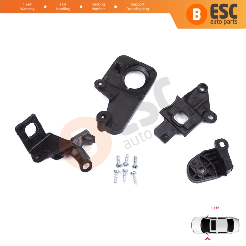 Headlight Holder Mount Repair Bracket Tab Set Left Side for Citroen C5 MK2 MK3 RD TD RW X7 2008-2017 6212F0