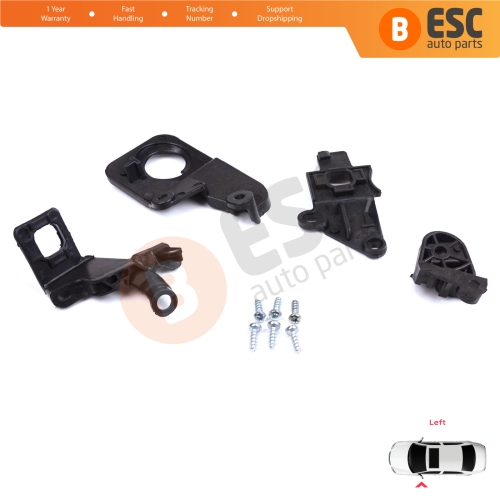 Headlight Holder Mount Repair Bracket Tab Set Left Side for Citroen C5 MK2 MK3 RD TD RW X7 2008-2017 6212F0