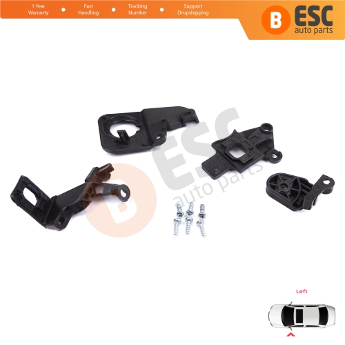 Headlight Holder Mount Repair Bracket Tab Set Left Side for Citroen C5 MK2 MK3 RD TD RW X7 2008-2017 6212F0