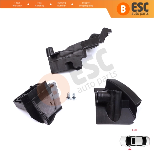 Headlight Holder Mount Repair Bracket Tab Set Left Side for Peugeot 301 2017-2024 Facelift 9817298380