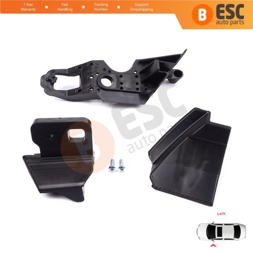 Headlight Holder Mount Repair Bracket Tab Set Left Side for Peugeot 301 2017-2024 Facelift 9817298380